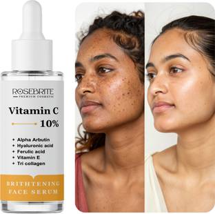 RoseBrite Vitamin C Serum Duo – Day & Night Formula for 24/7 Dark Spot Reduction & Glow Boosting