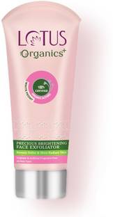 Lotus Organics+ Precious Brightening Face Exfoliator | For Soft & Radiant | All Skin Types