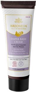 Areoveda Diaper Rash Cream with Zinc Oxide & Oats, Soothes Diaper Rash, Safe From Day 1