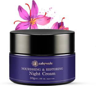 ashpveda Sandalwood & Saffron Night Cream for Deep Hydration and Illuminated Skin