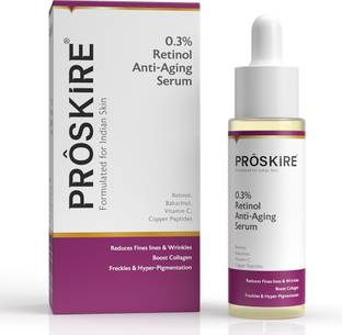 Proskire 0.3% Retinol Face Serum for Anti-Aging, Fine Lines, Wrinkles & Youthful Skin