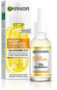 GARNIER Bright Complete 30X Vitamin C Face Serum, Glows Skin & Reduces spots, Unisex