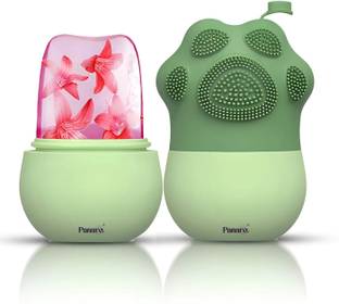 PANARO New Ice Roller for Face with Scrubber | Reusable, Unbreakable & Soothing