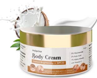 myUpchar Brightening & Whitening Body Cream For Dark Skin-Niacinamide, Kojic acid & Vit C