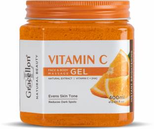 Gracellon Vitamin C Face & Body Massage Gel | Reduce Redness | Soothe Sunburn
