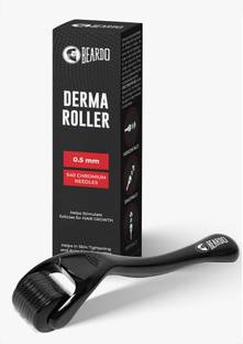 BEARDO Derma Roller for Hair Growth | 540 Chromium Needles|0.5 mm|Dermaroller Hair Fall