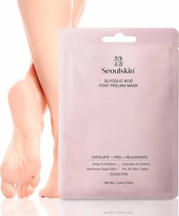 Seoulskin Glycolic Acid Foot Peeling Mask | Deep Exfoliation, Hydration & Softening | 1 Pair