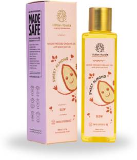 Little Rituals Organic Sweet Almond Baby Oil: Cold-Pressed, Pediatric-Tested, Safe & Gentle