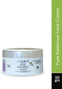 Lashika Pure Radiance Daily Face Cream with Jojoba Oil for All Skin Types -Reduces Fine Lines, Brighten Skin, Nourishment for Men, Women (50 Gm)