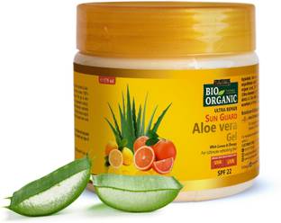 Indus Valley Bio Organic Sun Guard Aloe Vera Gel With Lemon & Orange-SPF 22