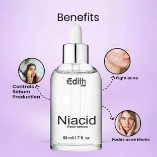 EDITH NATURALS Niacid Serum Fill in Pitted Scars and Dark Acne Men & Women