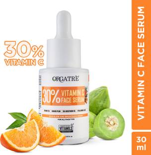 Orgatre 30% C Face Serum With C & Orange Oil For Glowing Skin