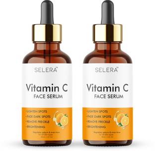 Selera Vitamin C Face Whitening Serum | Reduces Dark Spots | Unisex