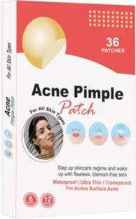 Acufit Pimple Patches 36 Dots Invisible Facial Dots with Hydrocolloid