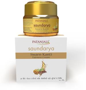 PATANJALI Saundarya Swarn Kanti Fairness Cream with Natural Oils, Instant Hydration