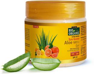Indus Valley Bio Organic Sun Guard Aloe Vera Gel With Lemon & Orange-SPF 22