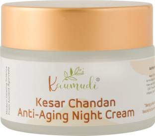 Kaumudi Kesar Chandan Anti-Aging Night Cream (Handcrafted with Natural Ingredients)