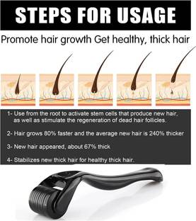 Ramya beauty care Hair Matters Derma roller 0.5mm for hair & beard growth| 0.5 mm 540micro needles