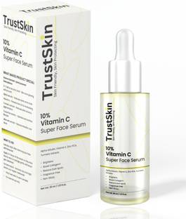Trustskin 10% Vitamin C Serum With Alpha Arbutin and Turmeric Ext. For Skin Brightening