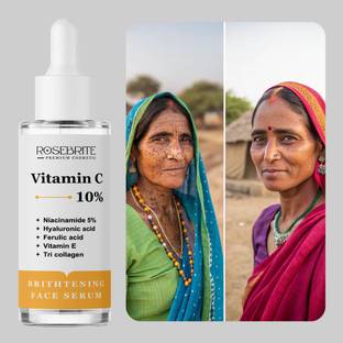RoseBrite Vitamin C Pore Minimizing Serum – For Refined Skin Texture, Even Tone & Long-Lasting Natural Radiance