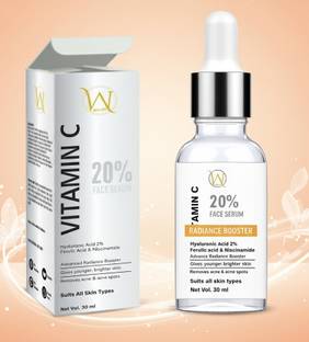 Warden Vitamin C 20% Face Serum with 2% Hyaluronic Acid, Ferulic & Niacinamide