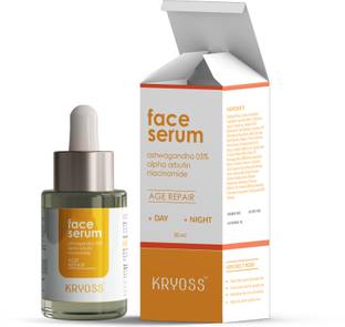 Kryoss Kryoss Niacinamide Face Serum for Acne Marks, Blemishes & Oil Balancing with Ashwagandha | Skin Clarifying Anti Acne Serum for Oily & Acne Prone Skin (30 ml (Pack of 1))