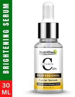 NutriOwn Vitamin C Serum for Radiant Skin & Hyper Pigmentation | Instantly Boosts Glow and Gradually Reduces Spots | Bright Complete Professional Vitamin C Booster