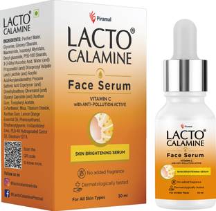 Lacto Calamine Vitamin C Face Serum|Skin Brightening & Dark Spots Reduction | Pollushield