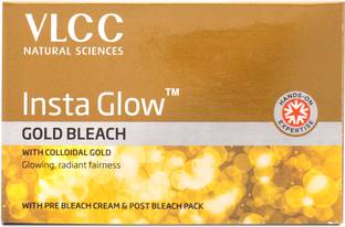 VLCC Insta Glow Gold Bleach - For Instant Fairness & Glowing Skin