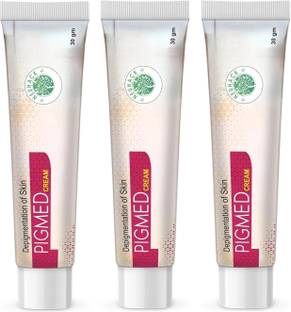 Neuhack Pigmed cream - Ayurvedic pigmentation removal cream, dark spot removal Paraben free cream, acne scars removal herbal cream, under eye cream for dark circles, tan removal chemical free cream(30gm)(Packof3)
