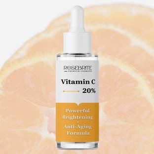 RoseBrite Vitamin C 20% Serum – Kojic Acid & HA Improve Texture, Reduce Fine Lines & Leave Skin Plump & Radiant