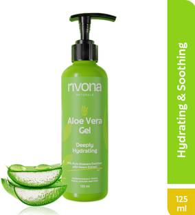 RIVONA NATURALS 99% Pure & Organic Soothing Aloe Vera Gel For Face Multipurpose Beauty Gel