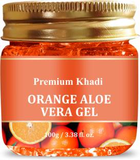 Premium Khadi Orange Aloe Vera Gel