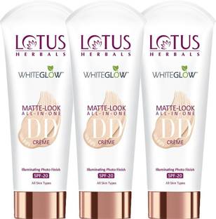 LOTUS HERBALS WhiteGlow Matte Look All in One DD Creme SPF 20 - Pink Beige