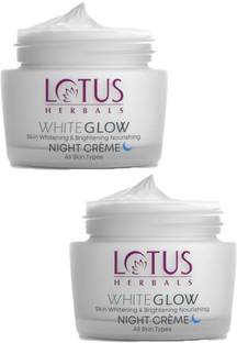 LOTUS WhiteGlow Skin Whitening Brightening Nourishing Night Cream