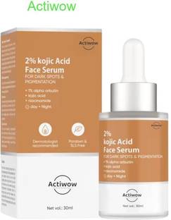 ACTIWOW 2% Kojic Face Serum For Uneven Skin Tone & Radiance