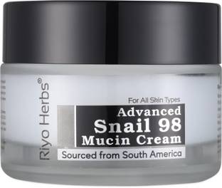 Riyo Herbs Snail Mucin Cream 50g | Advanced 98 Snail Mucin Cream | For Glowing Skin