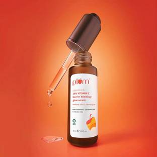 Plum 10% Vitamin C & Calendula Barrier Boosting + Glow Serum | Boosts glow
