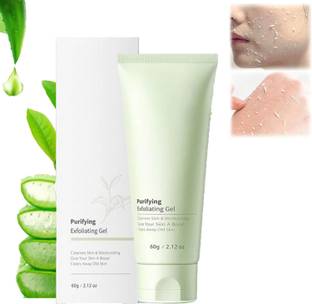 NEXTSET Aloe Vera Face Exfoliating Gel – Purifying Dead Skin Remover for Women & Men