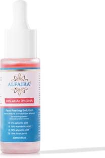 Alfaira AHA 30% + BHA 2% Peeling Solution for Glowing Skin | AHA BHA Exfoliant With PHA