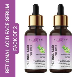 ELIBLISS Retinol Night Serum for Fighting Signs of Ageing, Acne - All Skin Type