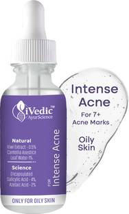 iVedic AyurScience Acne End Face Serum - Only For Oily Skin with Intense Acne