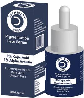 DERMISTRY 2% Kojic Acid 1% Alpha Arbutin Pigmentation Spot Removal Glowing Skin Face Serum