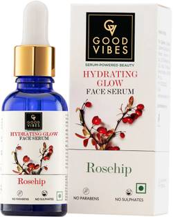 GOOD VIBES GOOD VIBES Rosehip Hydrating Glow Face Serum | Lightweight, Brightening | With Vitamin E (30 ml)