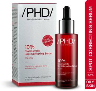 Proven Honest Derma /PHD/ 10% Niacinamide Spot Correcting Serum with 2% NAG I Fades Acne Marks