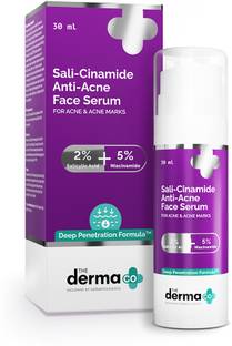 The Derma Co Sali-Cinamide Anti-Acne Face Serum with 2% Salicylic Acid & 5% Niacinamide
