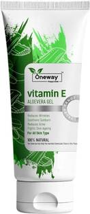Oneway Happiness 100% Natural Aloe-Vera Gel with Vitamin C & E