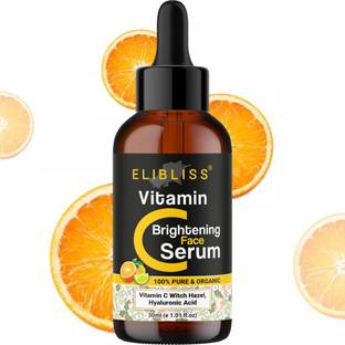 ELIBLISS Vitamin C Serum for Skin Brightening, UV Damage & Glow