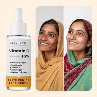 RoseBrite Face Serum with Vitamin C – Brightens, Hydrates & Smooths Skin Tone