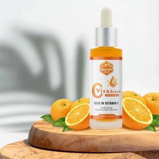 AURUM HERB Vita Serum with Vitamin C for Skin Brightening, Anti-Acne, Hydration & Radiance Boost